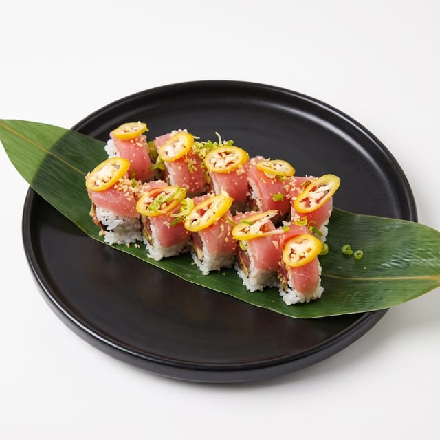 Spicy Tuna Lover Roll.