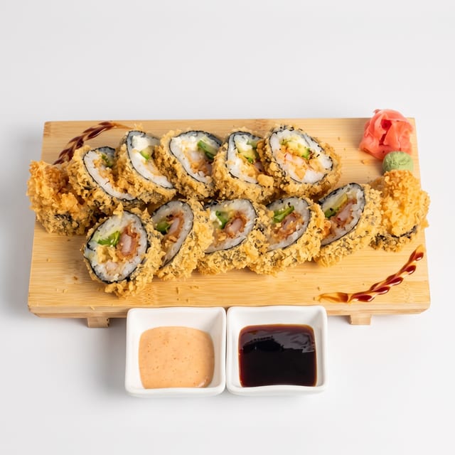 Double Dragon Tempura Roll.
